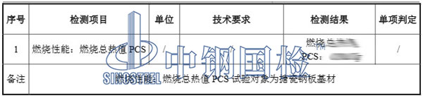 搪瓷鋼板檢測項目結(jié)果