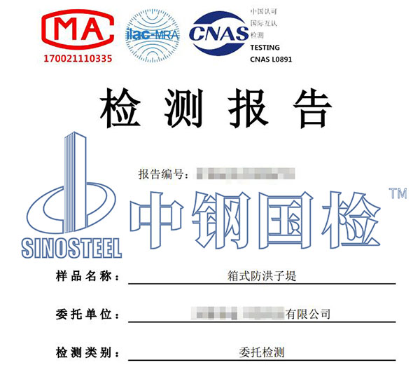 防洪堤子檢測報(bào)告